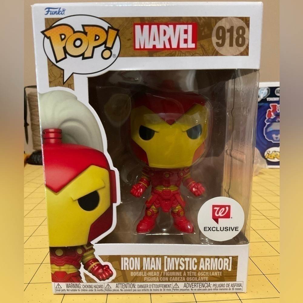 Funko Pop! Marvel Iron Man Mystic Armor #918 Walgreens Exclusive Bobble ~ NEW